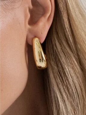 Jennifer Behr-Sculpted Hoop Earrings